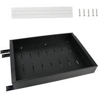 Nordara Black PullOut Cabinet Organizer SlideOut Extendable Storage Shelves | Size: 100 cm x 15 cm