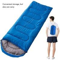 Nordara Blue Single Envelope Sleeping Bag Waterproof Zip Design
