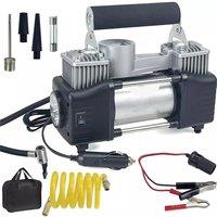 Ventryn 12V Electric Car Tyre Inflator 150PSI Portable Air Compressor Pump in Black