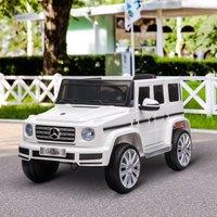 HOMCOM Mercedes Benz G500 12V Kids Electric Ride On Car w/ Remote Control in White
