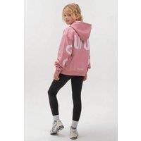 BCouture Girl's Leggings & Oversized Hoodie Set in Pink | Size: 13-14 Years