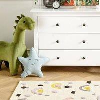 Wyld and Coco Rainbow Multicolor Kids Area Rug Handwoven Cotton Polyester Finish | Size: 80 cm x 150 cm