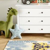 Wyld and Coco Leopard Print Kids Rug 80 x 150 cm Low Pile Multicolour | Size: 80 cm x 150 cm