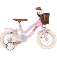 Dino Bikes Retro 12 Kids Bicycle - Pink Classic Vintage Style Bike for Children | Size: 3-6 Years