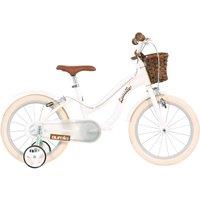 Dino Bikes Retro 16 Kids Bicycle - White Classic Vintage Style Bike for Children | Size: 6-9 Years