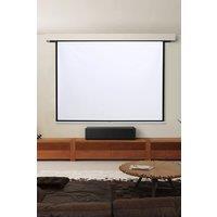 Living and Home 84" Manual Wall/Ceiling Mounted Projector Screen in White