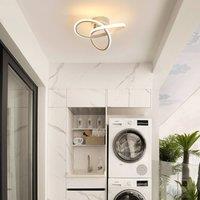 Pheashine Modern LED Ceiling Light, 30W 3000K Warm White, 30cm Indoor Lighting in White
