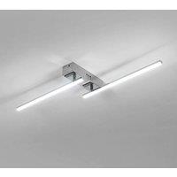 Pheashine Modern Crystal Flush Ceiling Light, E14, Bulb Not Included, 20x31cm 15W in Silver | Size: 20x31 cm