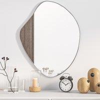 Berkfield Home Wall Mirror Silver 60x50 cm
