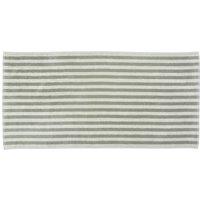 Blomus ARTO Bath Towel with Wide Stripes - Desert Sage/Agave Green in Dark Green