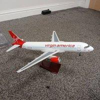 netfurniture VA Airbus A320 Model Aircraft Large Airline Display Plane in White