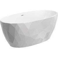 Balterley Modern Freestanding Bath, 1700 x 820 x 620mm, Gloss White