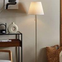 Wyld and Coco Brass Floor Lamp 148cm - Retro Classic Empire Shade in Bronze