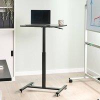 Wyld and Coco Sit-Stand Laptop Desk Black Steel Frame 65 x 48 cm