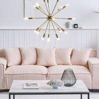 Wyld and Coco 18-Light Gold Metal Sputnik Pendant Lamp
