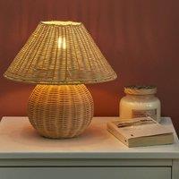Wyld and Coco Table Lamp Natural Boho Bedside Light