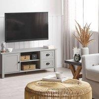 Wyld and Coco TV Stand - Light Grey MDF - Fits up to 54 inch TV