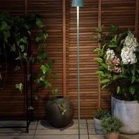 Wyld and Coco Green Iron Slim Floor Lamp - Indoor/Outdoor Touch Switch