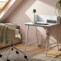 Wyld and Coco Tilting Drawing Desk - White Particle Board Iron Legs