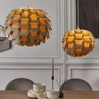 Wyld and Coco Grey Pinecone Pendant Lamp - Synthetic Matt Finish