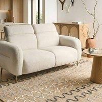 Wyld and Coco Beige Handwoven Jute Rug 140 x 200 cm - Geometric Pattern | Size: 140 cm x 200 cm