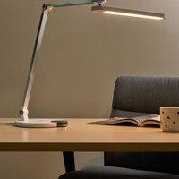 Wyld and Coco Desk Lamp White - Wireless Charger 3 Colour Temps Stepless Dimmer