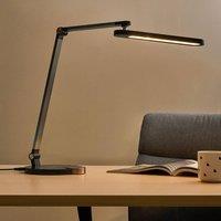Wyld and Coco Desk Lamp Black - Wireless Charger 3 Temp Modes Stepless Dimmer