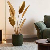 Wyld and Coco Artificial Potted Banana Tree Gold 123 cm Indoor Decor