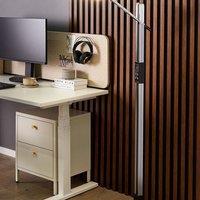 Wyld and Coco Dark Grey LED Floor Lamp 144 cm Dimmable CCT
