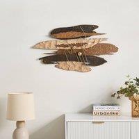 Wyld and Coco Multicolour Iron Wall Decor - Vertical or Horizontal Hanging | Size: 81 cm x 49 cm
