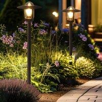 Wyld and Coco Bollard Light Black Aluminium 98 cm