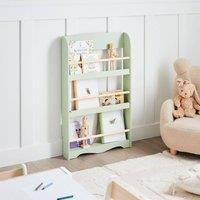 Wyld and Coco 3-Tier Wall Bookshelf - Light Green
