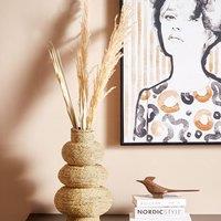 Wyld and Coco Seagrass Rope Vase Handmade Natural W23 x D23 x H41cm