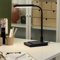Wyld and Coco LED Desk Lamp Black Adjustable Arm Dimmable Brightness Adjustable