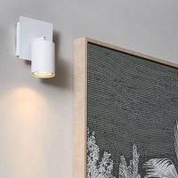 Wyld and Coco Set of 2 White Metal Adjustable Wall Sconces