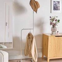 Wyld and Coco 171cm Silver Iron Freestanding Clothes Rail