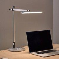Wyld and Coco LED Desk Lamp Silver - Rotatable Arm Stepless Dimmer 3 CCT Modes