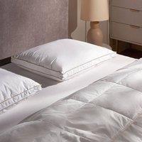 Wyld and Coco Low Bed Pillow White 50 x 60 cm - Triple Chamber Down Surround