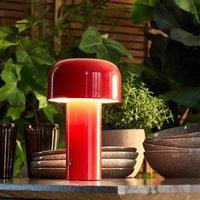 Wyld and Coco Red Wireless Table Lamp with Touch Dimmer and 3 Colour Modes
