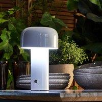 Wyld and Coco Wireless Table Lamp White Iron Dimmable Touch 3 Colour Modes USB