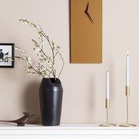 Wyld and Coco Gold Wall Clock 22 x 50 cm - Minimal Rectangular Design