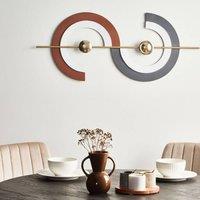 Wyld and Coco Multicolour Handcrafted Iron Wall Decor with Subtle Gold Accents