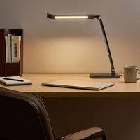 Wyld and Coco LED Desk Lamp Dark Grey Adjustable Arm Rotating Shade Motion Sensor