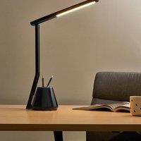 Wyld and Coco LED Desk Lamp Black - Dimmable 3 CCT Modes Pen Holder