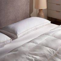 Wyld and Coco Low Bed Pillow Triple-Chamber White Duck Feather 40 x 80