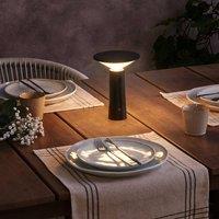 Wyld and Coco Wireless Table Lamp Black Iron Touch Dimmer USB Charging Modern