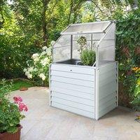 Wyld and Coco Balcony Greenhouse Elevated Aluminium Garden Bed UV Protected in White