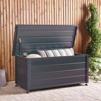 Wyld and Coco Aluminium Storage Box Dark Grey 113 x 50 cm