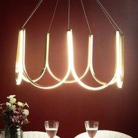 Wyld and Coco Gold Aluminium Pendant Chandelier with Integrated LED