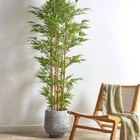 Wyld and Coco Lifelike Bamboo Tree 220 cm Green and Black